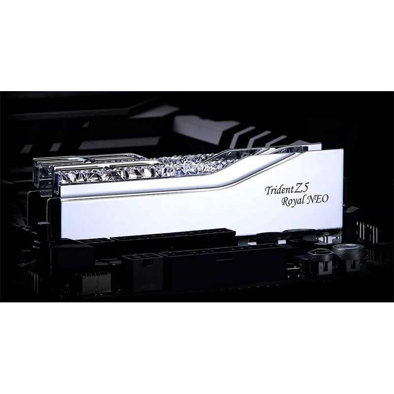 G.SKILL 32 GB kit DDR5 6400 CL30 Trident Z5 Royal Neo silver G.SKILL 32 GB kit DDR5 6400 CL30 Trident Z5 Royal Neo silver