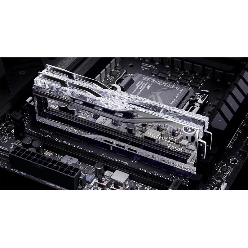 G.SKILL 32 GB kit DDR5 6400 CL32 Trident Z5 Royal silver G.SKILL 32 GB kit DDR5 6400 CL32 Trident Z5 Royal silver
