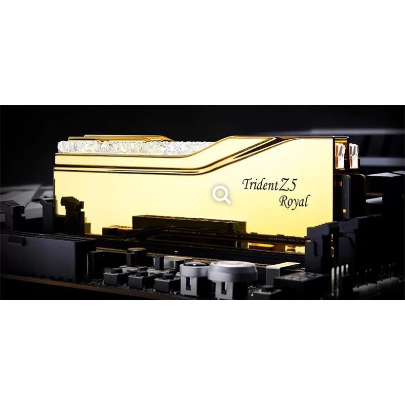 G.SKILL 32 GB kit DDR5 7200 CL34 Trident Z5 Royal gold G.SKILL 32 GB kit DDR5 7200 CL34 Trident Z5 Royal gold