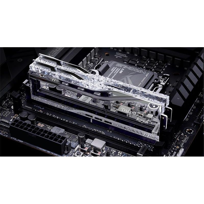 G.SKILL 96 GB kit DDR5 6400 CL32 Trident Z5 Royal Silver G.SKILL 96 GB kit DDR5 6400 CL32 Trident Z5 Royal Silver