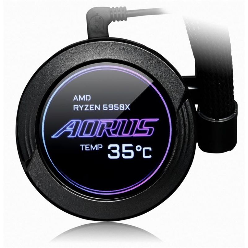 Gigabyte AORUS AIO liquid cooler CPU WATERFORCE X 280 Gigabyte AORUS AIO liquid cooler CPU WATERFORCE X 280