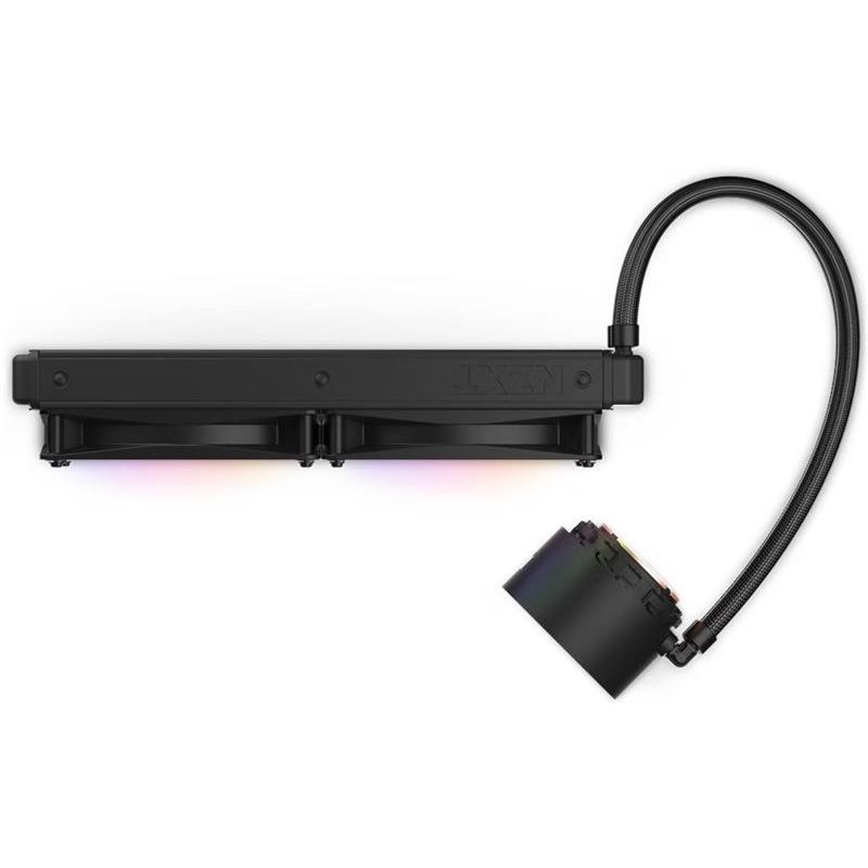 NZXT AIO liquid cooler CPU Kraken 280 ELITE RGB / 2x140mm fan / 4-pin PWM / LCD display / black NZXT AIO liquid cooler CPU Kraken 280 ELITE RGB / 2x140mm fan / 4-pin PWM / LCD display / black