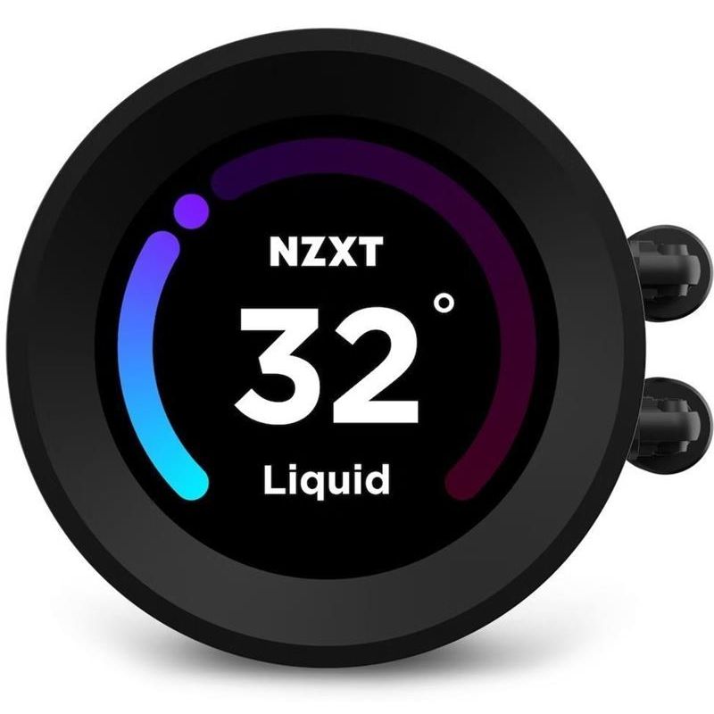 NZXT AIO liquid cooler CPU Kraken 280 ELITE RGB / 2x140mm fan / 4-pin PWM / LCD display / black NZXT AIO liquid cooler CPU Kraken 280 ELITE RGB / 2x140mm fan / 4-pin PWM / LCD display / black
