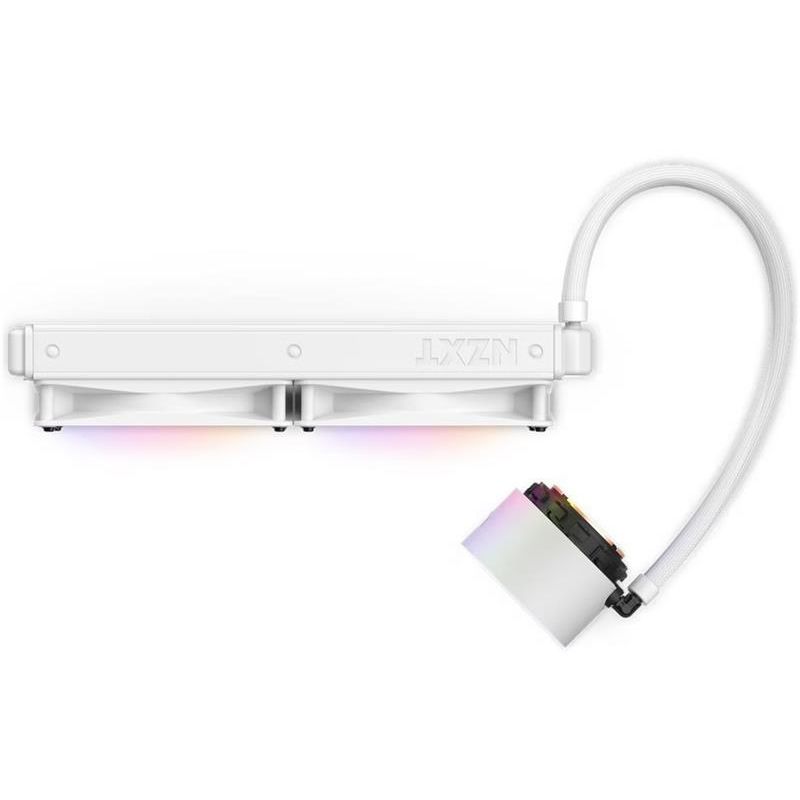 NZXT AIO liquid cooler CPU Kraken 280 ELITE RGB / 2x140mm fan / 4-pin PWM / LCD display / white NZXT AIO liquid cooler CPU Kraken 280 ELITE RGB / 2x140mm fan / 4-pin PWM / LCD display / white