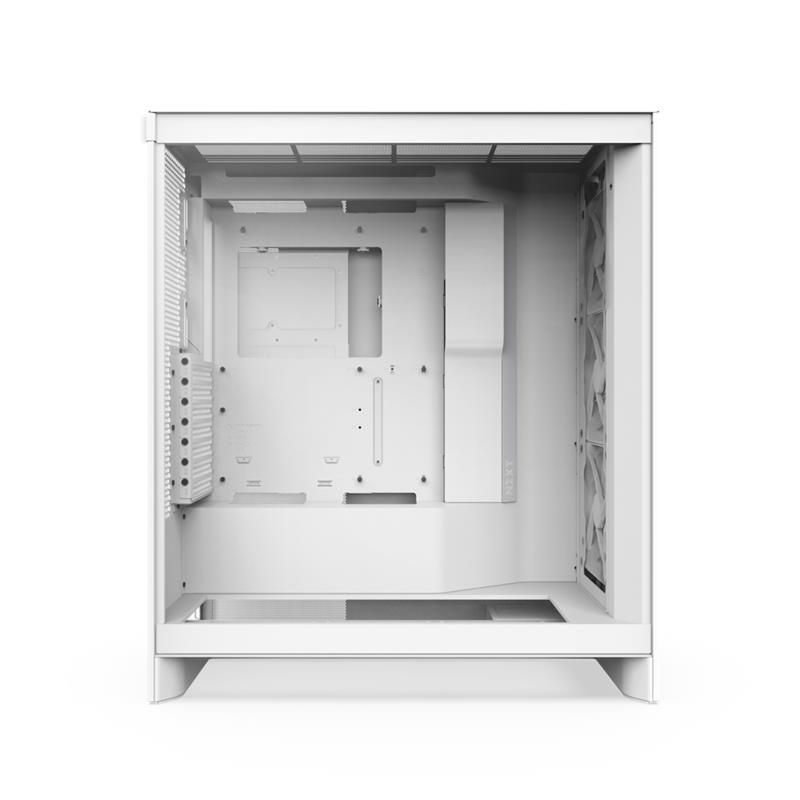 NZXT case H7 Flow / 2x 120 mm fan / tempered glass / mesh panel / white NZXT case H7 Flow / 2x 120 mm fan / tempered glass / mesh panel / white