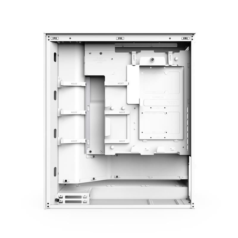 NZXT case H7 Flow / 2x 120 mm fan / tempered glass / mesh panel / white NZXT case H7 Flow / 2x 120 mm fan / tempered glass / mesh panel / white