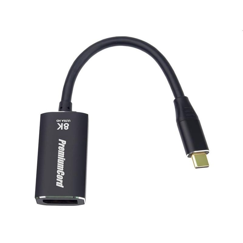 PremiumCord adaptér USB-C na DisplayPort DP1.4 8K@60Hz / 4k@120Hz PremiumCord adaptér USB-C na DisplayPort DP1.4 8K@60Hz / 4k@120Hz