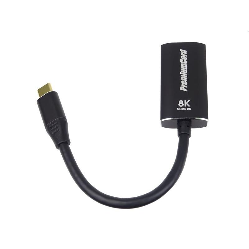 PremiumCord adaptér USB-C na DisplayPort DP1.4 8K@60Hz / 4k@120Hz PremiumCord adaptér USB-C na DisplayPort DP1.4 8K@60Hz / 4k@120Hz
