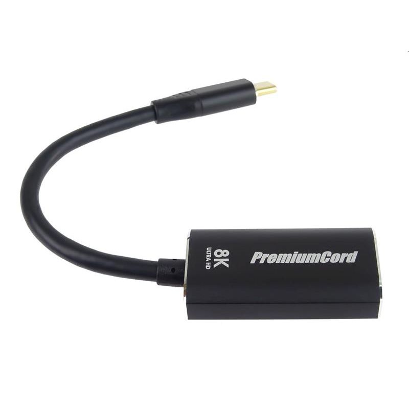 PremiumCord adaptér USB-C na DisplayPort DP1.4 8K@60Hz / 4k@120Hz PremiumCord adaptér USB-C na DisplayPort DP1.4 8K@60Hz / 4k@120Hz