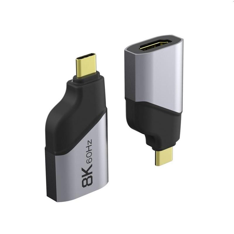 PremiumCord Adaptér USB-C na HDMI 8K @ 60Hz, 4K@144Hz Aluminium PremiumCord Adaptér USB-C na HDMI 8K @ 60Hz, 4K@144Hz Aluminium