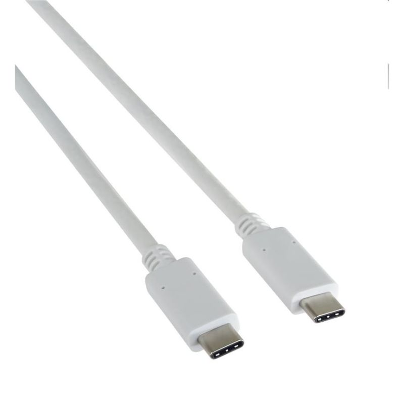 PremiumCord kábel USB 3.2 konektor C/male - USB 3.2 C/male, biely, 1m PremiumCord kábel USB 3.2 konektor C/male - USB 3.2 C/male, biely, 1m