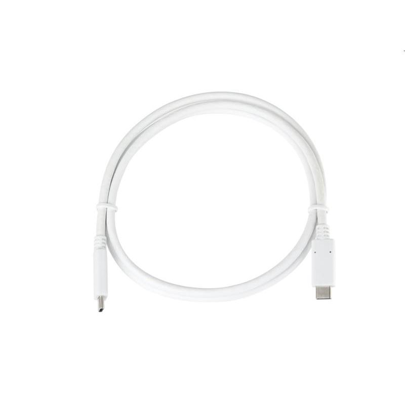PremiumCord kábel USB 3.2 konektor C/male - USB 3.2 C/male, biely, 1m PremiumCord kábel USB 3.2 konektor C/male - USB 3.2 C/male, biely, 1m