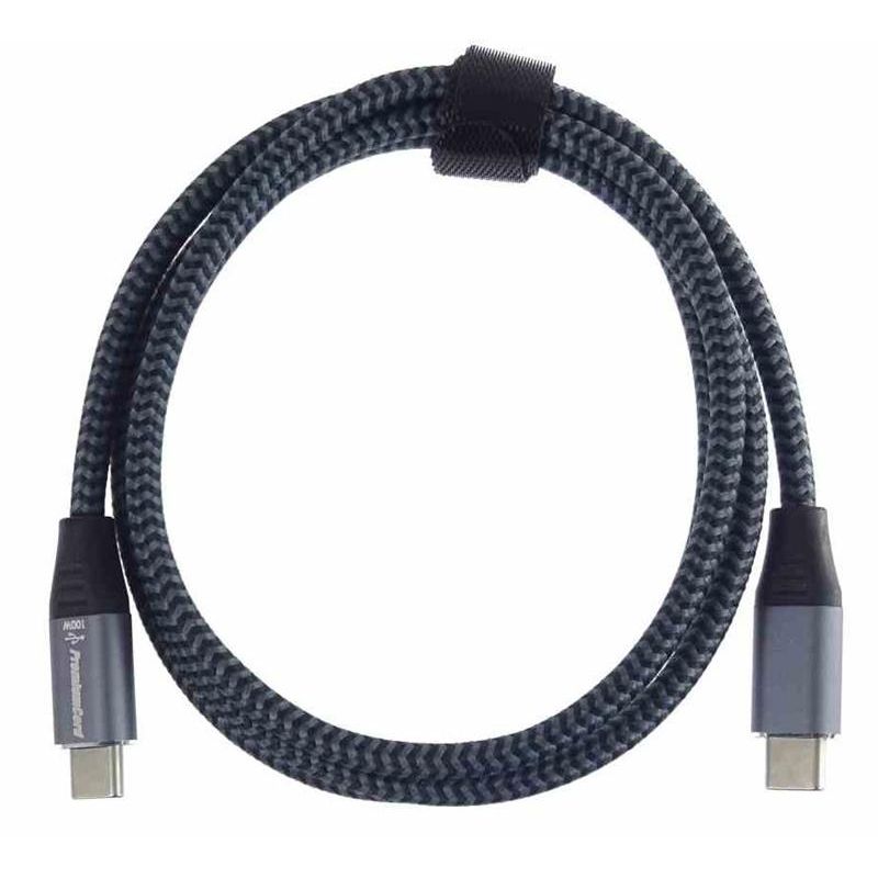 PremiumCord Kabel USB-C samec - USB-C samec, hliníkové krytky konektorov, bavlnený oplet, 2m PremiumCord Kabel USB-C samec - USB-C samec, hliníkové krytky konektorov, bavlnený oplet, 2m