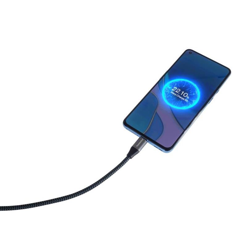 PremiumCord Kabel USB-C samec - USB-C samec, hliníkové krytky konektorov, bavlnený oplet, 2m PremiumCord Kabel USB-C samec - USB-C samec, hliníkové krytky konektorov, bavlnený oplet, 2m