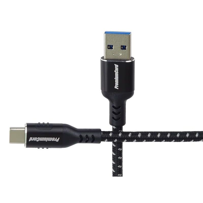 PremiumCord kábel USB-C - USB 3.0 A (USB 3.2 gen1, 3A, 5Gbit/s) bavlnený oplet a hliníkové konektory 1m PremiumCord kábel USB-C - USB 3.0 A (USB 3.2 gen1, 3A, 5Gbit/s) bavlnený oplet a hliníkové konektory 1m