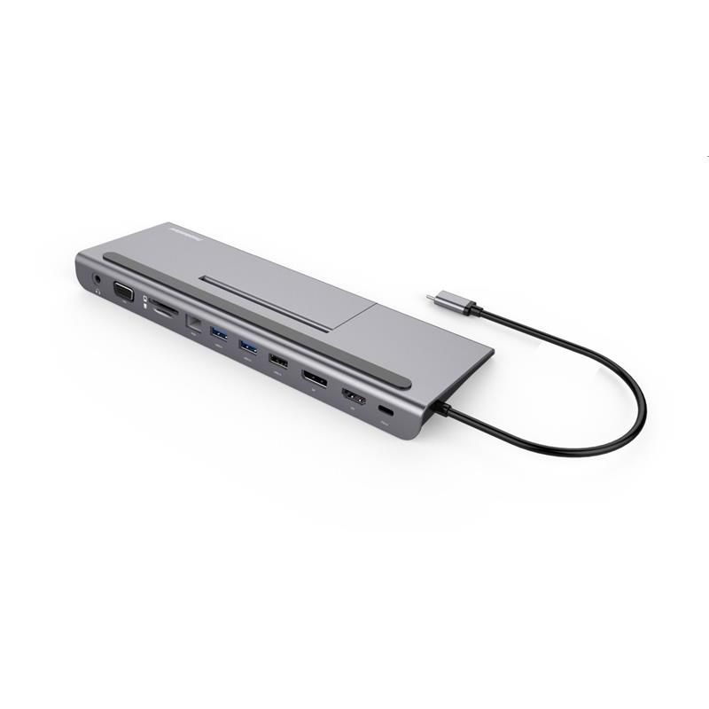PremiumCord USB-C Full Size MST Dokovacia stanica vhodná pod notebook PremiumCord USB-C Full Size MST Dokovacia stanica vhodná pod notebook
