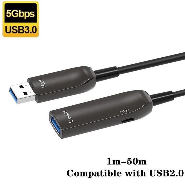 PremiumCord USB3.2 + 2.0 predlžovací optický AOC kábel A/Male - A/Female 10m PremiumCord USB3.2 + 2.0 predlžovací optický AOC kábel A/Male - A/Female 10m