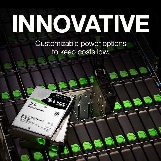 Seagate EXOS X24 Enterprise HDD 24TB 512e/4kn SATA SED Seagate EXOS X24 Enterprise HDD 24TB 512e/4kn SATA SED