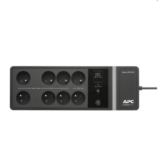 APC Back-UPS 650 VA, 230 V, 1 nabíjecí port USB APC Back-UPS 650 VA, 230 V, 1 nabíjecí port USB