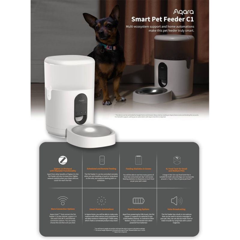 Aqara Smart Home Krmítko pre domáceho miláčika Aqara Smart Home Krmítko pre domáceho miláčika