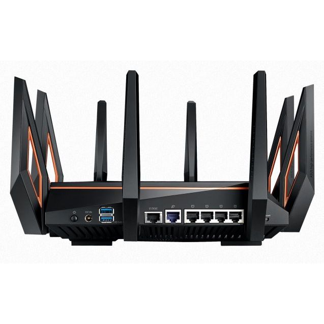ASUS ROG Rapture GT-AXE11000 Tri-Band WiFi 6E Gaming Router, quad-core CPU, PS5 compatible, 2.5G port, mesh wifi system ASUS ROG Rapture GT-AXE11000 Tri-Band WiFi 6E Gaming Router, quad-core CPU, PS5 compatible, 2.5G port, mesh wifi system