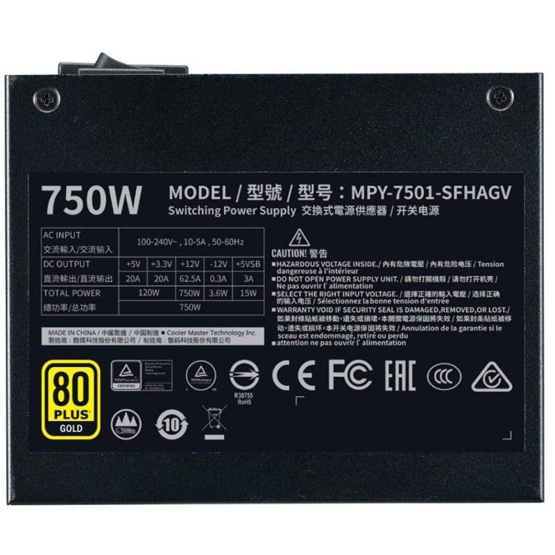 COOLER MASTER V750 SFX Gold, modular COOLER MASTER V750 SFX Gold, modular