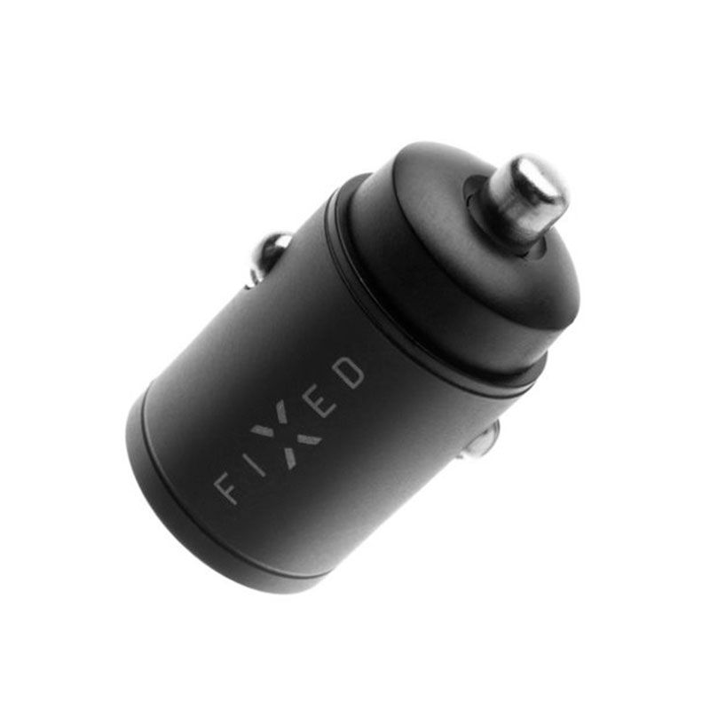 FIXED Autonabíjačka s USB-C a USB-A výstupom, PD30W - černá FIXED Autonabíjačka s USB-C a USB-A výstupom, PD30W - černá