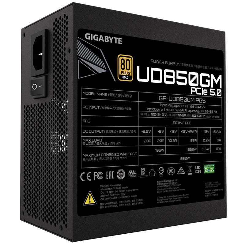 Gigabyte UD850GM 850W 80+ Gold Modular Gigabyte UD850GM 850W 80+ Gold Modular