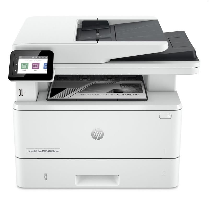 HP LaserJet Pro MFP 4102fdw (40str/min, A4, USB, Ethernet, Wi-Fi, PRINT, SCAN, COPY, FAX, duplex) HP LaserJet Pro MFP 4102fdw (40str/min, A4, USB, Ethernet, Wi-Fi, PRINT, SCAN, COPY, FAX, duplex)