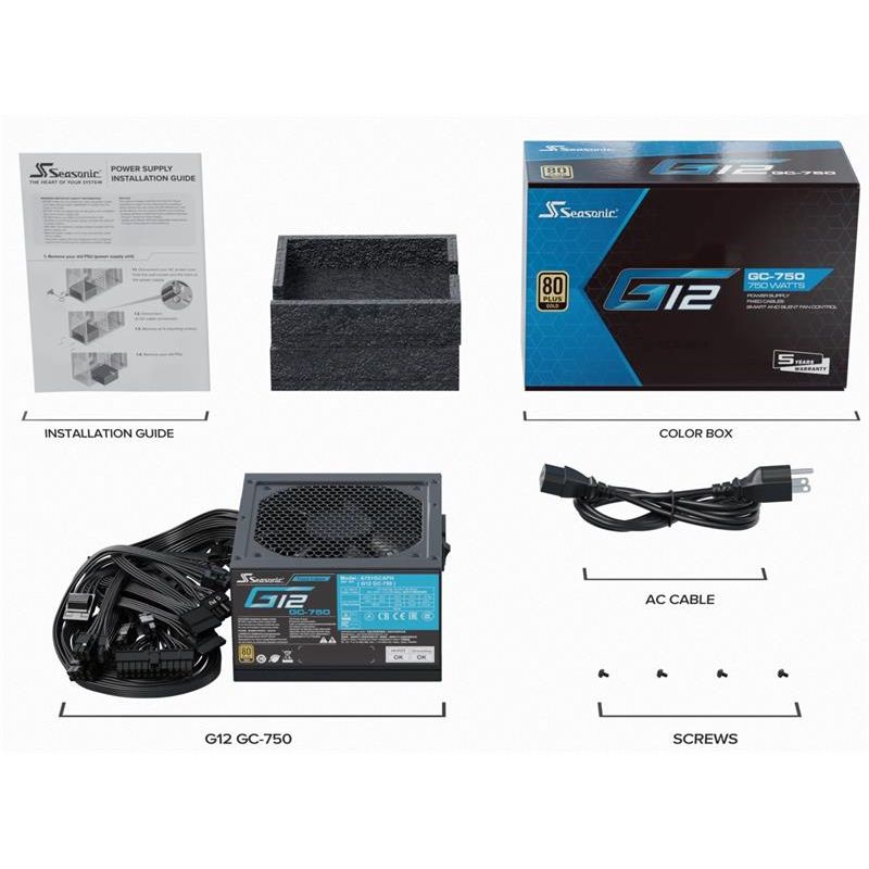 Seasonic G12 GC GOLD 750W Seasonic G12 GC GOLD 750W