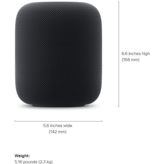 Apple HomePod 2nd Gen. Midnight Black EU Apple HomePod 2nd Gen. Midnight Black EU