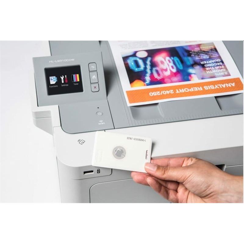 Brother HL-L9310CDW, A4 laser color printer, 31 strán/min, 2400x600, duplex, USB 2.0, LAN, WiFi, NFC Brother HL-L9310CDW, A4 laser color printer, 31 strán/min, 2400x600, duplex, USB 2.0, LAN, WiFi, NFC