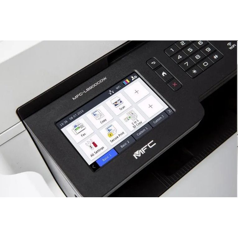 Brother MFC-L8900CDW, A4 laser color MFP, print/scan/copy, 31 strán/min, 2400x600, duplex, USB 2.0, LAN, WiFi, NFC Brother MFC-L8900CDW, A4 laser color MFP, print/scan/copy, 31 strán/min, 2400x600, duplex, USB 2.0, LAN, WiFi, NFC