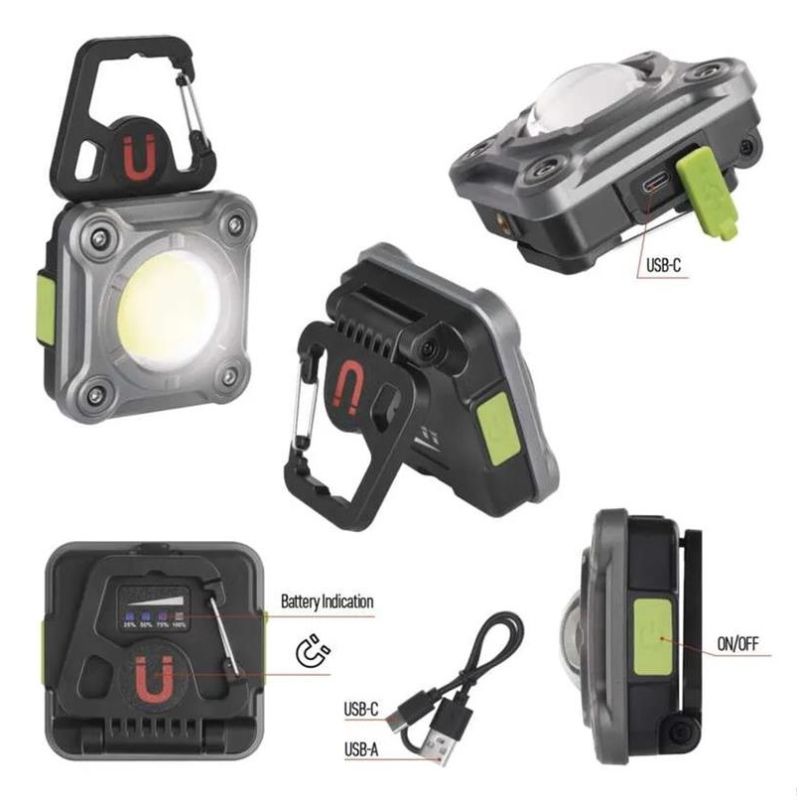 EMOS COB LED nabíjací pracovný reflektor P4543, 1200lm, 2000mAh EMOS COB LED nabíjací pracovný reflektor P4543, 1200lm, 2000mAh