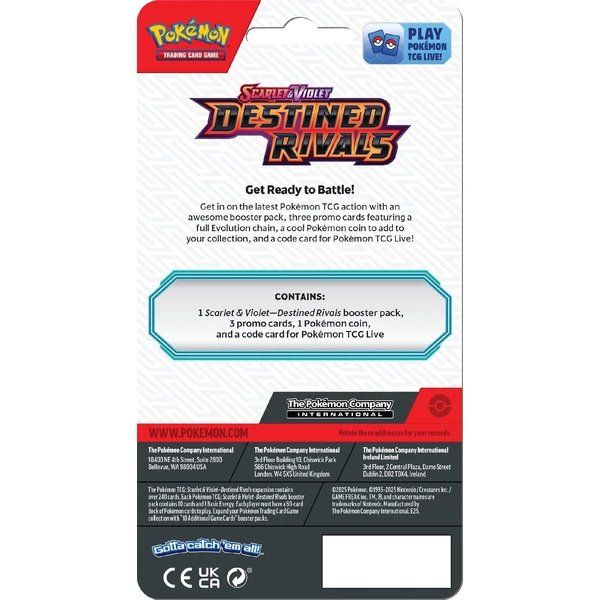 Kartová hra Pokémon TCG: Scarlet & Violet Destined Rivals Premium Checklane Blister Skeledirge (Pokémon) Kartová hra Pokémon TCG: Scarlet & Violet Destined Rivals Premium Checklane Blister Skeledirge (Pokémon)