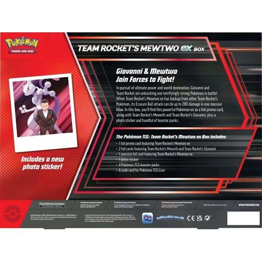 Kartová hra Pokémon TCG: Team Rocket's Mewtwo ex Box (Pokémon) Kartová hra Pokémon TCG: Team Rocket's Mewtwo ex Box (Pokémon)