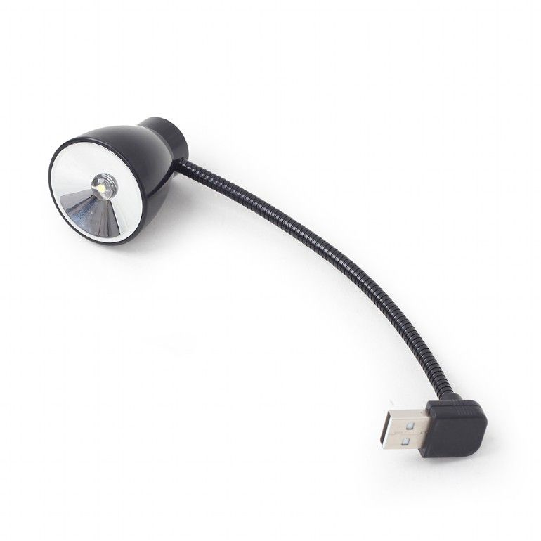 USB lampička k notebooku GEMBIRD NL-02, flexibilný, černá USB lampička k notebooku GEMBIRD NL-02, flexibilný, černá
