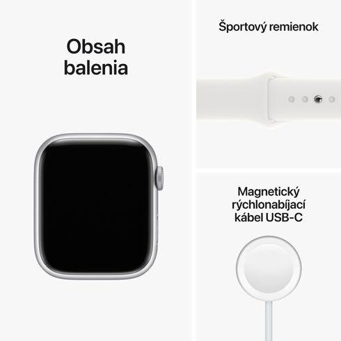 Apple Watch Series 8 GPS 45 mm pouzdro ze stříbrného hliníku *Použitý s DPH – Třída C* Apple Watch Series 8 GPS 45 mm pouzdro ze stříbrného hliníku *Použitý s DPH – Třída C*