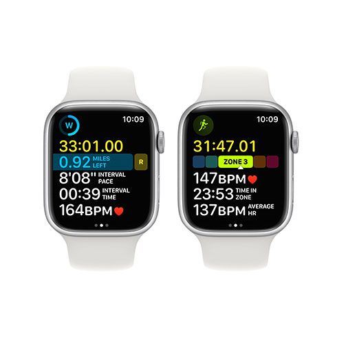 Apple Watch Series 8 GPS 45 mm pouzdro ze stříbrného hliníku *Použitý s DPH – Třída C* Apple Watch Series 8 GPS 45 mm pouzdro ze stříbrného hliníku *Použitý s DPH – Třída C*