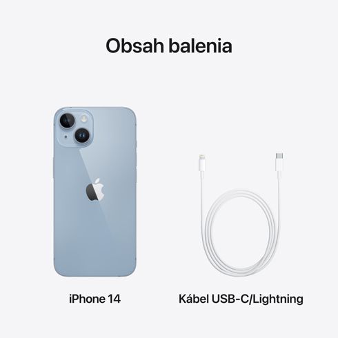 iPhone 14 128 GB modrá *Použitý s DPH – Třída B* iPhone 14 128 GB modrá *Použitý s DPH – Třída B*