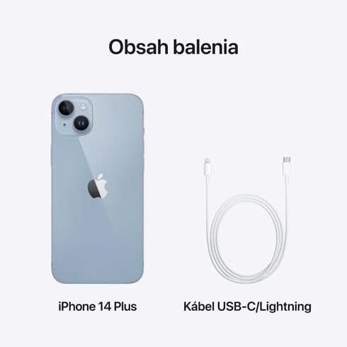 iPhone 14 Plus 128 GB modrá *Použitý s DPH – Třída A* iPhone 14 Plus 128 GB modrá *Použitý s DPH – Třída A*