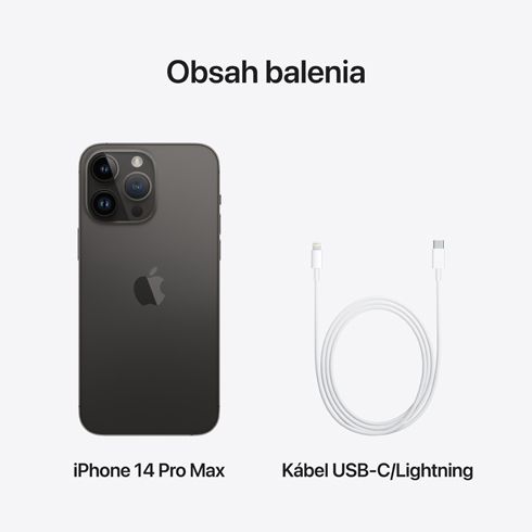 iPhone 14 Pro Max 256 GB kosmická černá *Použitý s DPH – Třída C* iPhone 14 Pro Max 256 GB kosmická černá *Použitý s DPH – Třída C*