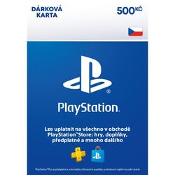 PlayStation Store - dárková karta 500 Kč na playgosmart.cz