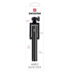 Selfie tyč Swissten s 3,5 mm jack konektorem na playgosmart.cz