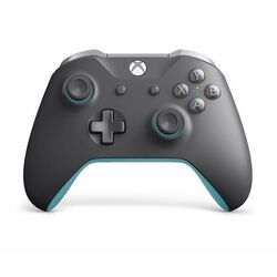 Microsoft Xbox One S Wireless Controller, grey/blue-BAZAR (použité zboží) na playgosmart.cz