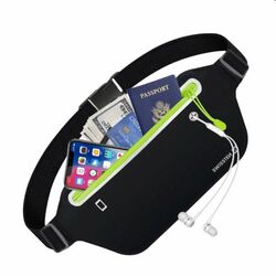 Sportovní pouzdro Swissten Line okolo pásu, černé na playgosmart.cz