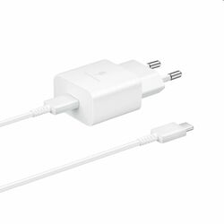 Rychlonabíječka Samsung 15W s USB-C kabelem, white na playgosmart.cz