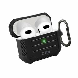 SBS Nárazuvzdorné pouzdro pro Apple AirPods 3, černé na playgosmart.cz