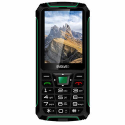 Evolveo StrongPhone W4, vodotěsný odolný Dual SIM telefon, černo-zelený na playgosmart.cz