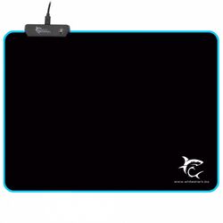 White Shark podložka pod myš LED LUMINOUS L, 350 x 250 mm, černá na playgosmart.cz